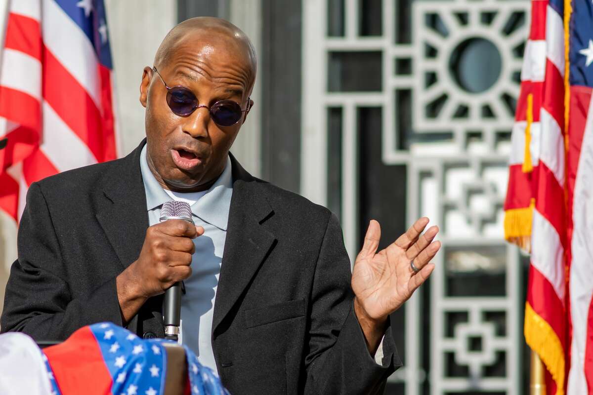 Texas State Representative James White. A number of Southeast Texas government officials spoke at the