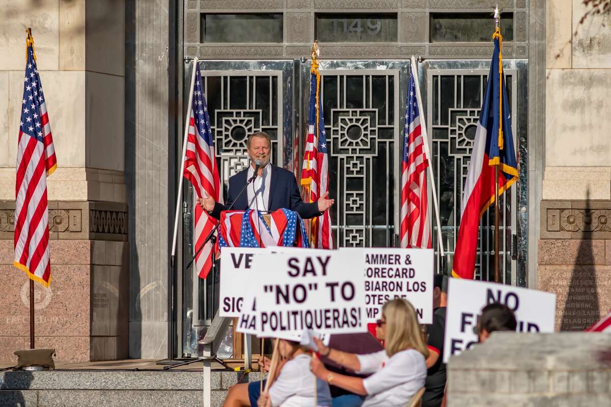 A number of Southeast Texas government officials spoke at the