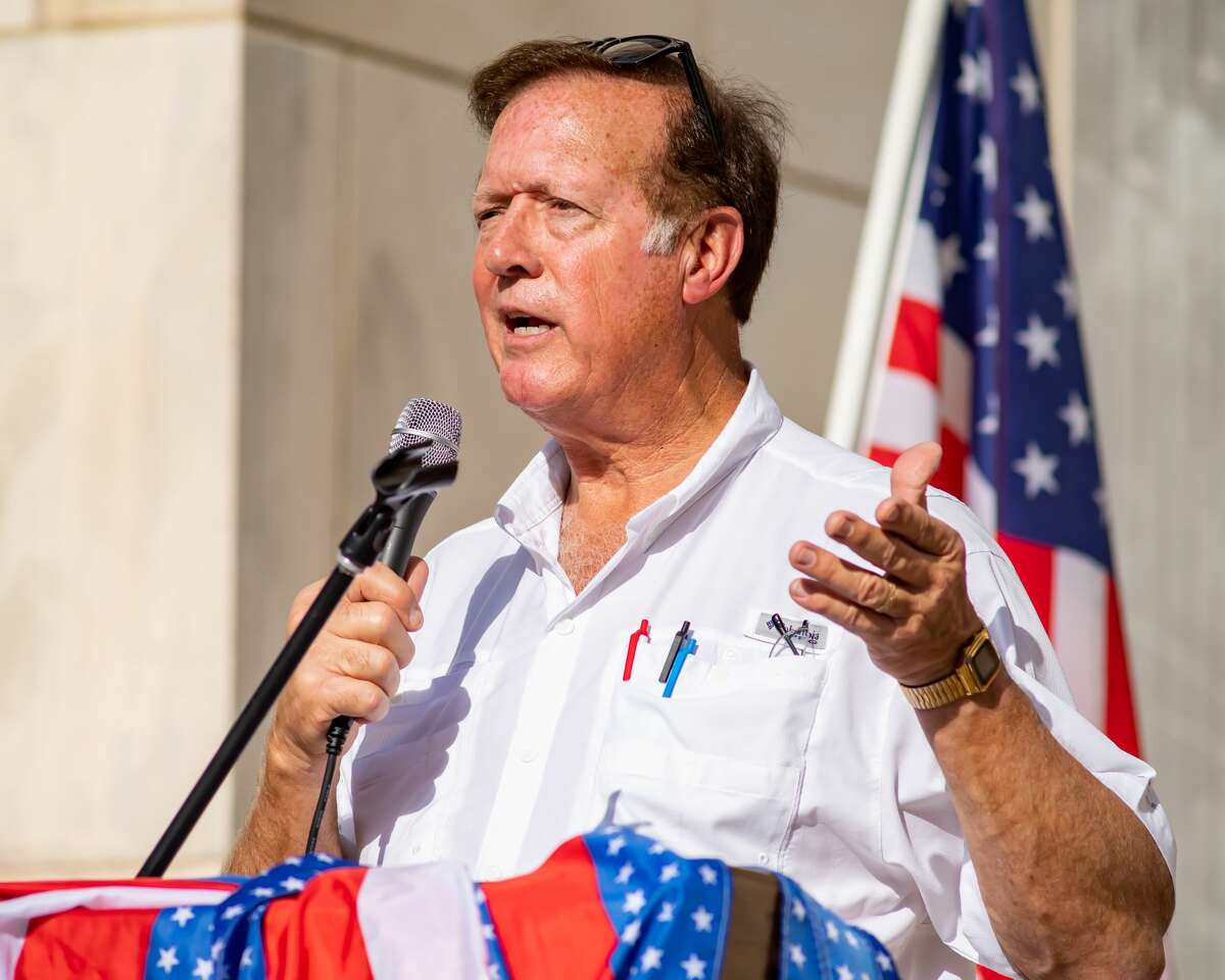 Congressman Randy Weber. A number of Southeast Texas government officials spoke at the âFair Electionâ rally hosted by the Golden Triangle Republican Women in Beaumont. Photo made on November 21, 2020. Fran Ruchalski/The Enterprise