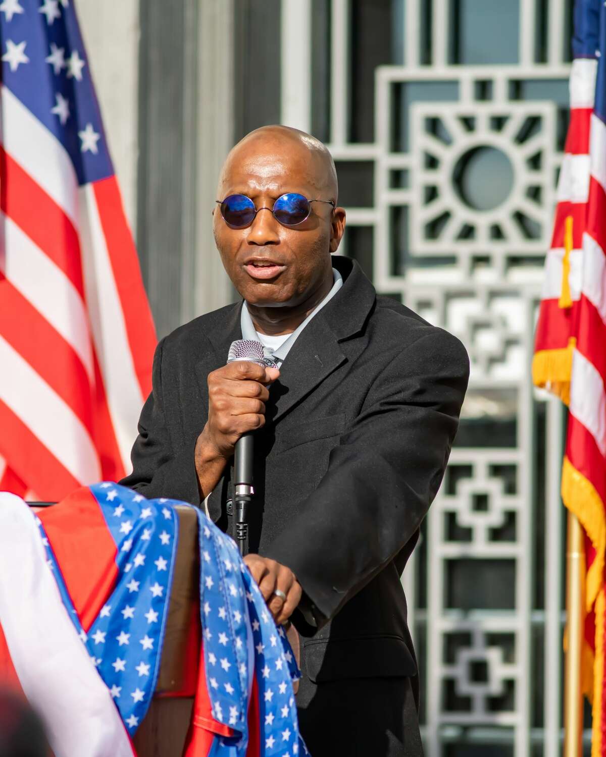 Texas State Representative James White. A number of Southeast Texas government officials spoke at the âFair Electionâ rally hosted by the Golden Triangle Republican Women in Beaumont. Photo made on November 21, 2020. Fran Ruchalski/The Enterprise