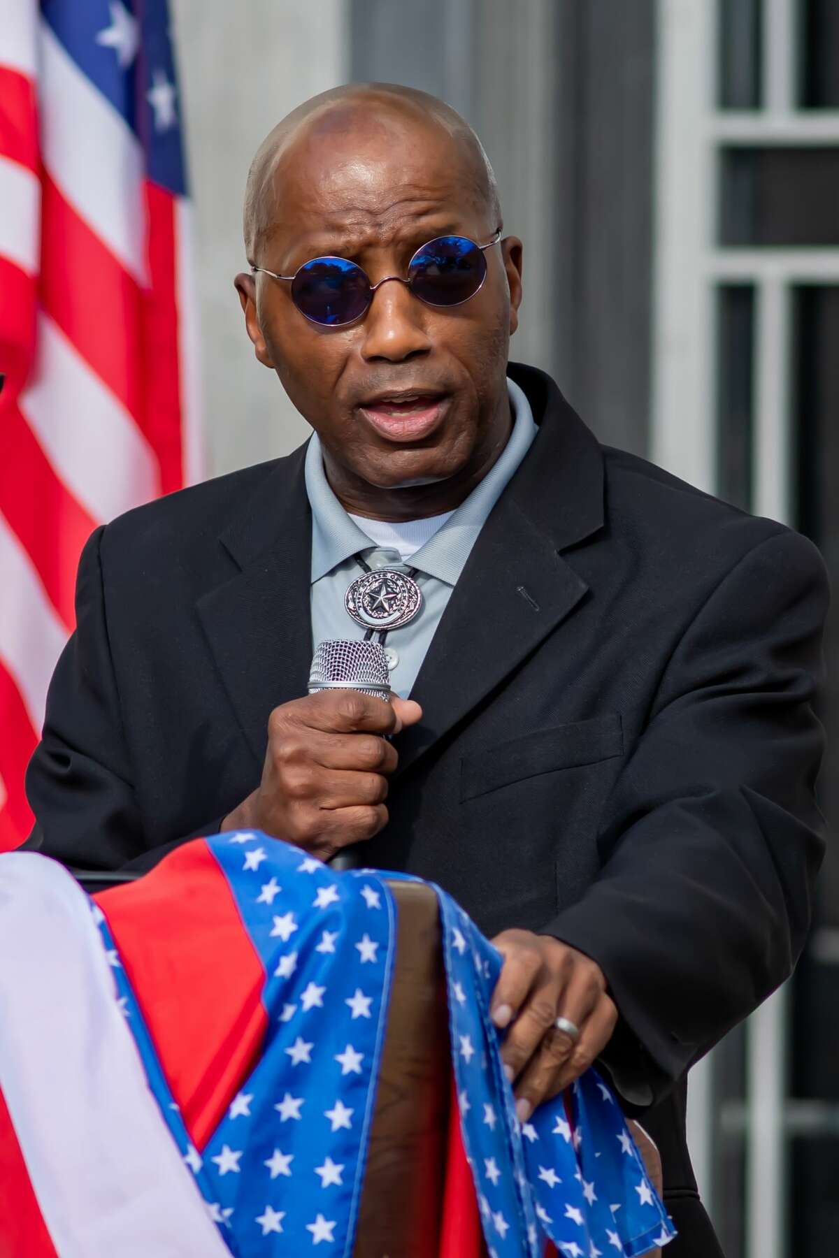 Texas State Representative James White. A number of Southeast Texas government officials spoke at the âFair Electionâ rally hosted by the Golden Triangle Republican Women in Beaumont. Photo made on November 21, 2020. Fran Ruchalski/The Enterprise