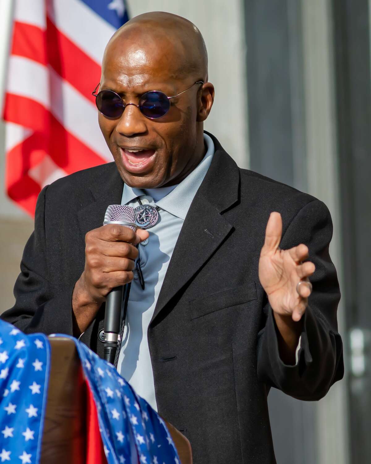 Texas State Representative James White. A number of Southeast Texas government officials spoke at the âFair Electionâ rally hosted by the Golden Triangle Republican Women in Beaumont. Photo made on November 21, 2020. Fran Ruchalski/The Enterprise