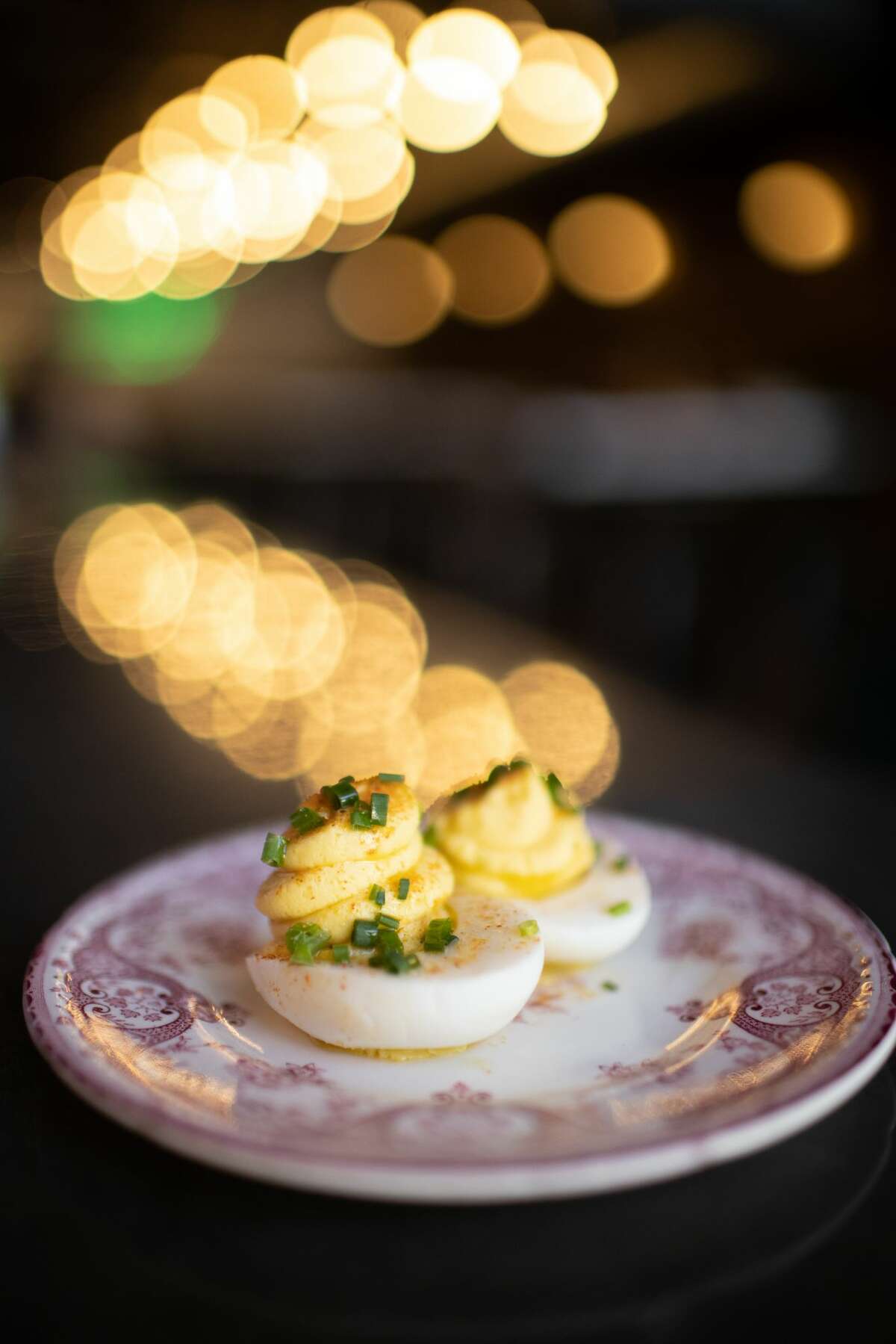 Deviled eggs at The Nest in Schenectady, a sibling of The Cuckoo's Nest in Albany. (Elario Photography for The Nest.)