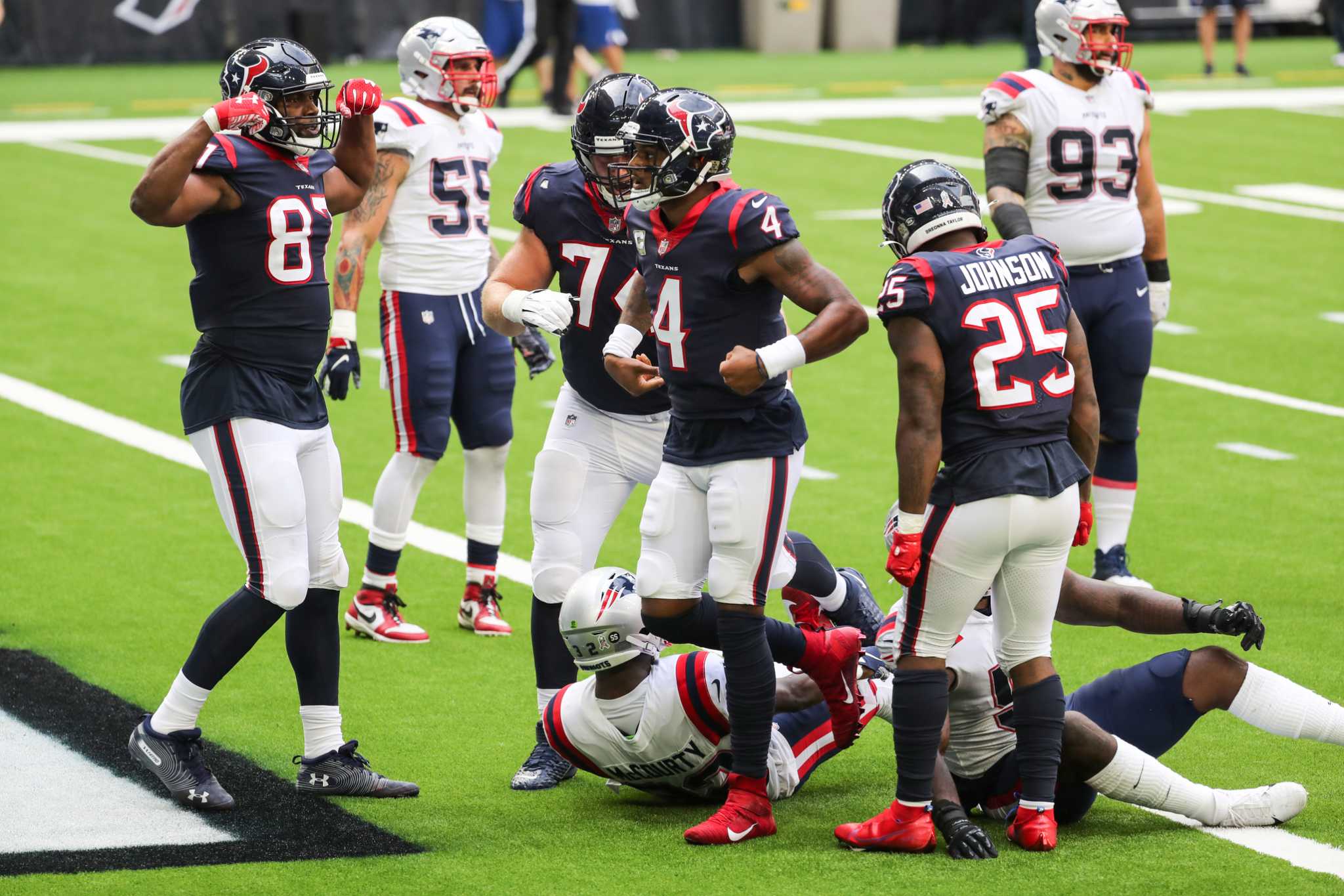 Watson's 4 TD passes leads Houston Texans past the Detroit Lions