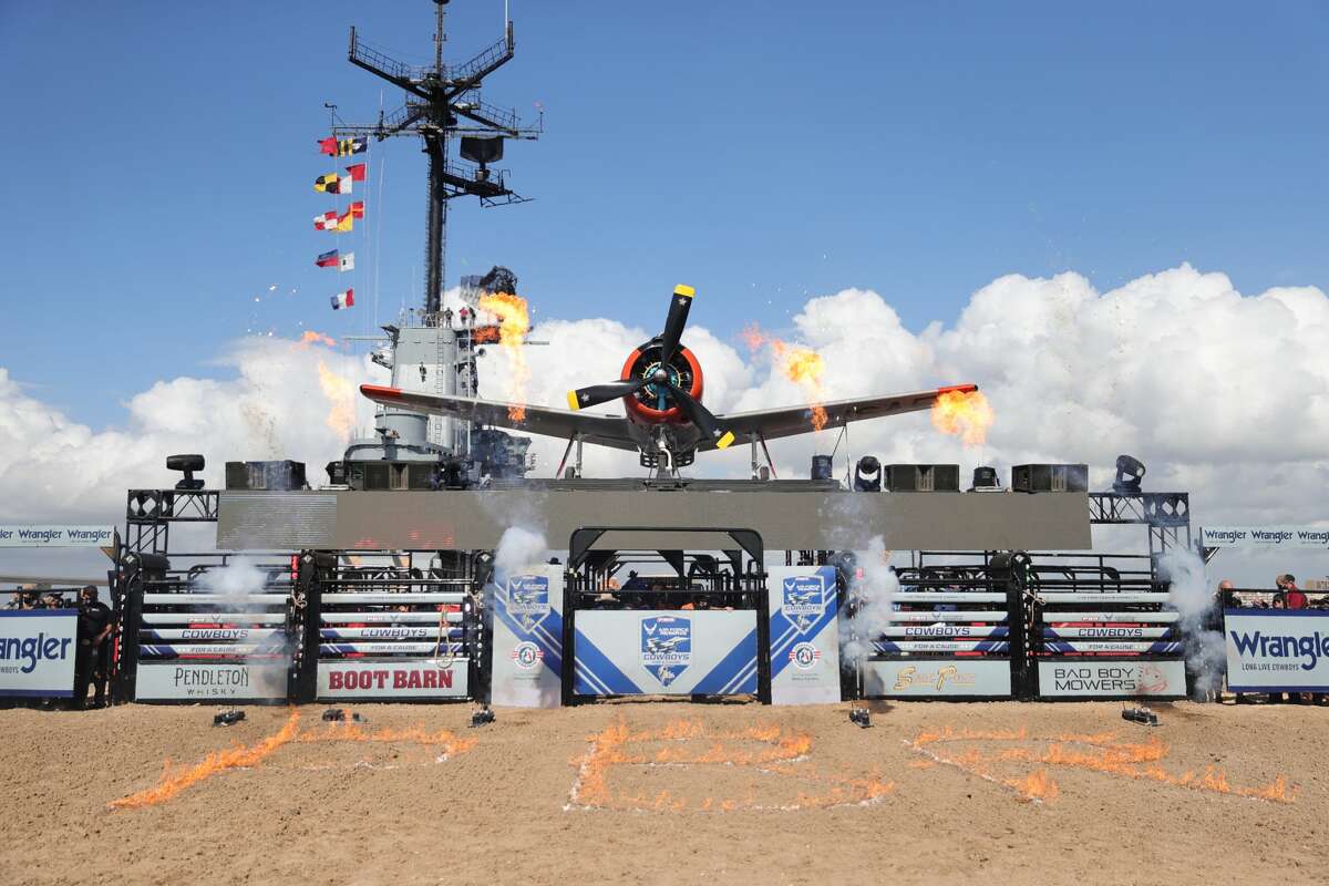 PBR bucks bulls on USS Lexington, raises 250,000 for charity