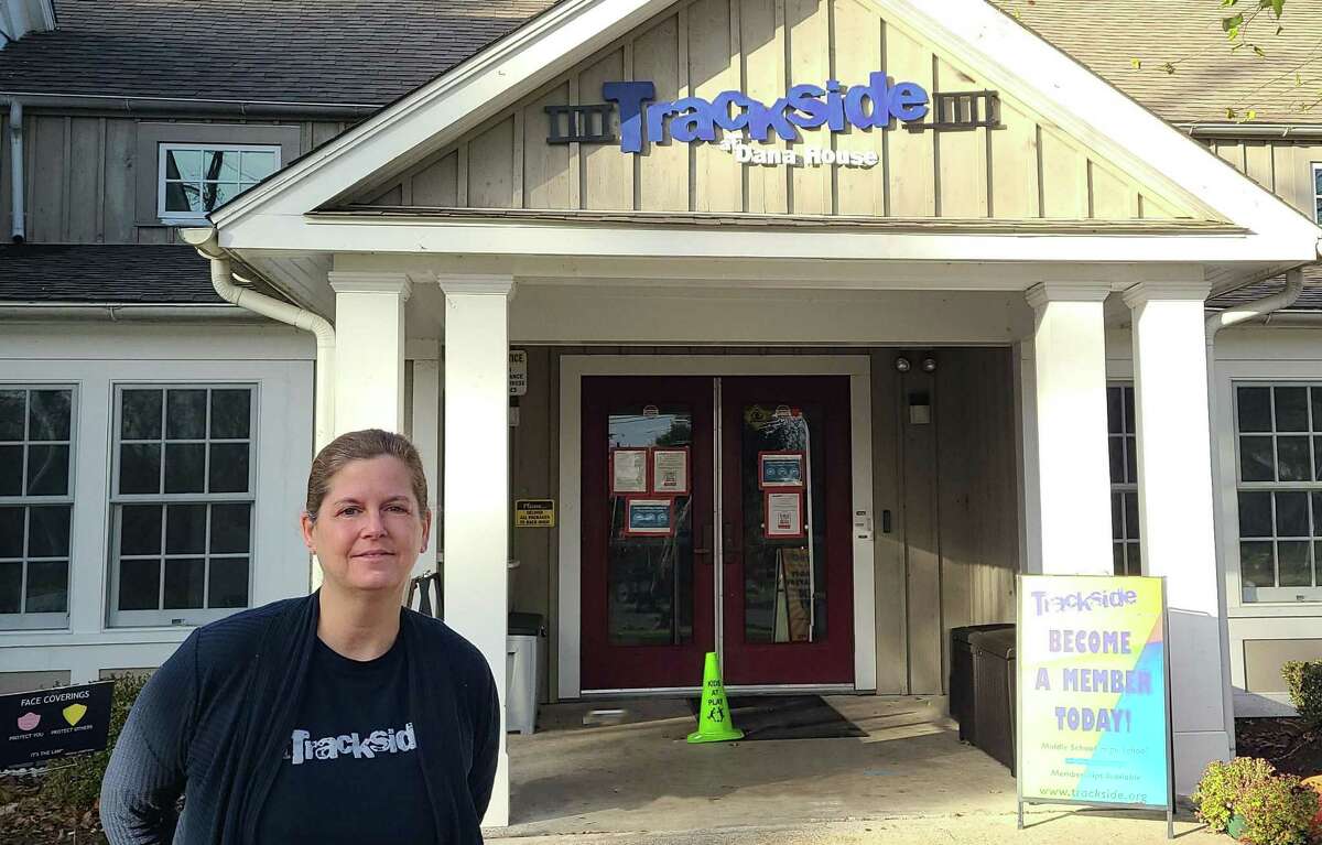 New program coordinator, Tracey Dean, joins Cindy Moser and John Priest on the staff of Trackside Teen Center in Wilton.