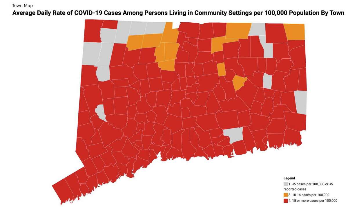 Darien has joined the rest of its neighbors and most of the state of Connecticut in the red zone in terms of increased COVID-19 cases. First Selectman Jayme Stevenson said the town hasn't seen such an