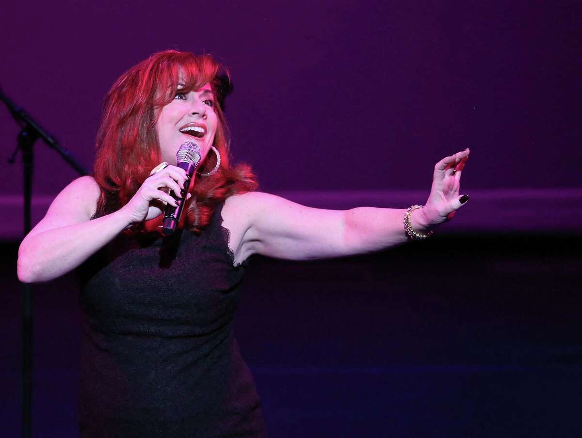 Debbie Gravitte performs at the 22nd annual Oscar Hammerstein Award gala at The Hudson Theatre on Dec. 9, 2013, in New York City. With both parents involved in the theater and arts, and even his siblings, he said he knew early on he wanted to join the “family business.” “I grew up with two parents who I thought had the coolest jobs ever, I grew up in Ridgefield where a lot of people’s parents would commute into New York to work and my mom was flying into Moscow to sing with the symphony and I was like ‘That seems really cool,’ ” he said. “I can’t remember ever wanting to do something else.” For his part in the virtual concert, he sings “Live In Living Color” from the musical “Catch Me If You Can,” acknowledging the irony of pre-recording a song with “Live” in the title. He said recording was fun for him as he was in upstate New York near Lake Placid with friends from his undergraduate days who are not artists. “I kind of made them follow me around for a day and shoot different clips, which was a lot of fun and they were like ‘What are we doing?’ and I said, ‘We’re being artistic.’”