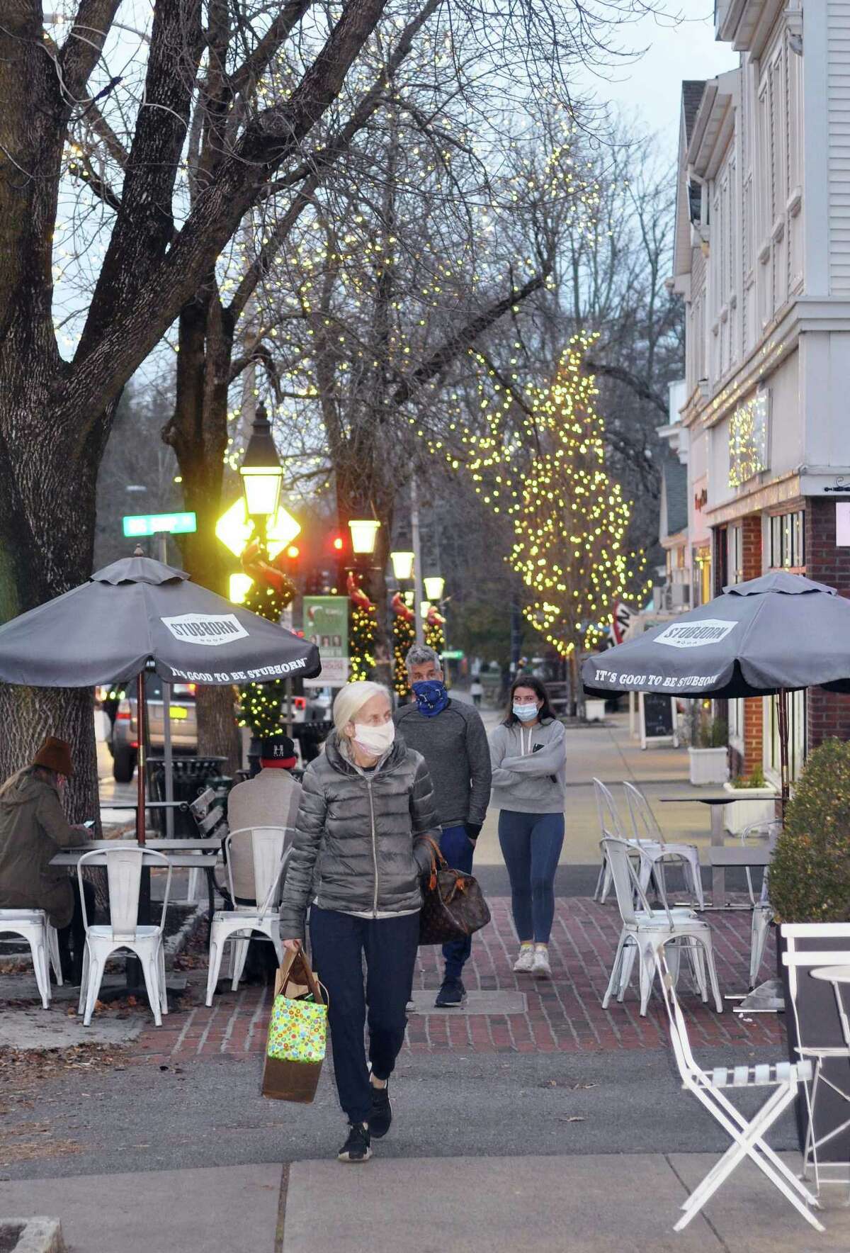 The downtown lights in Ridgefield are on and shoppers are out, but a virtual ceremony to officially turn on the lights is planned Friday, Nov. 27, at 5:45 p.m., available on a variety of electronic media.