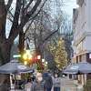 The downtown lights in Ridgefield are on and shoppers are out, but a virtual ceremony to officially turn on the lights is planned Friday, Nov. 27, at 5:45 p.m., available on a variety of electronic media.