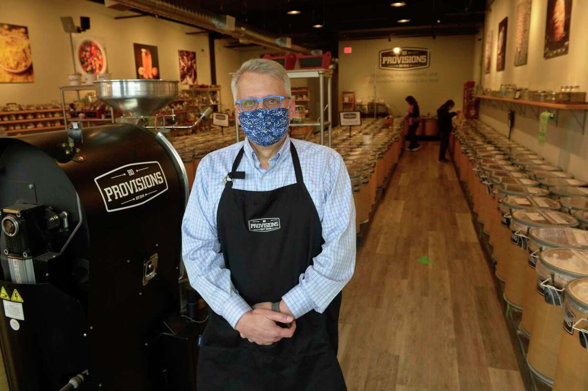John Boccuzzi Jr., co-owner of BD Provisions, in Newtown, Conn. Wednesday, November 25, 2020.