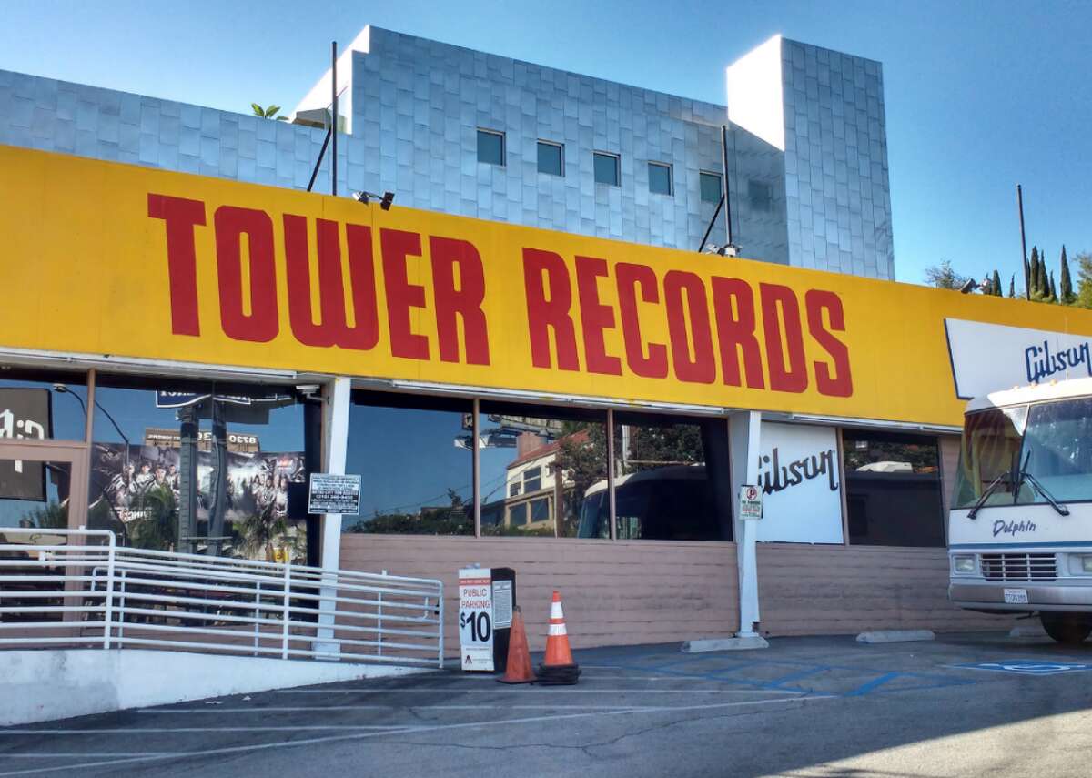 Tower records. Every building on the Sunset strip. Starting to exist