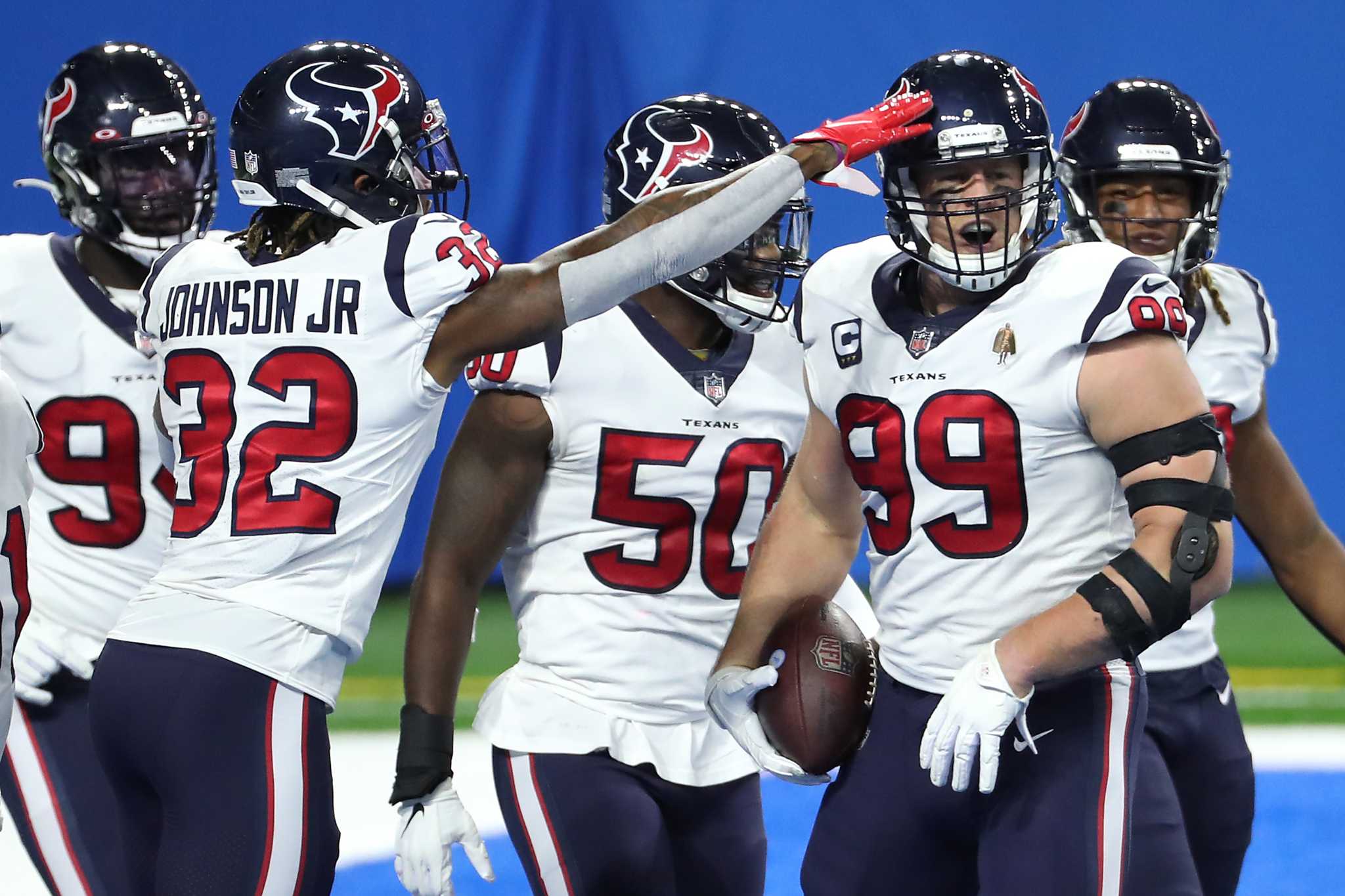 Texans' Tyrell Adams has career game against Lions