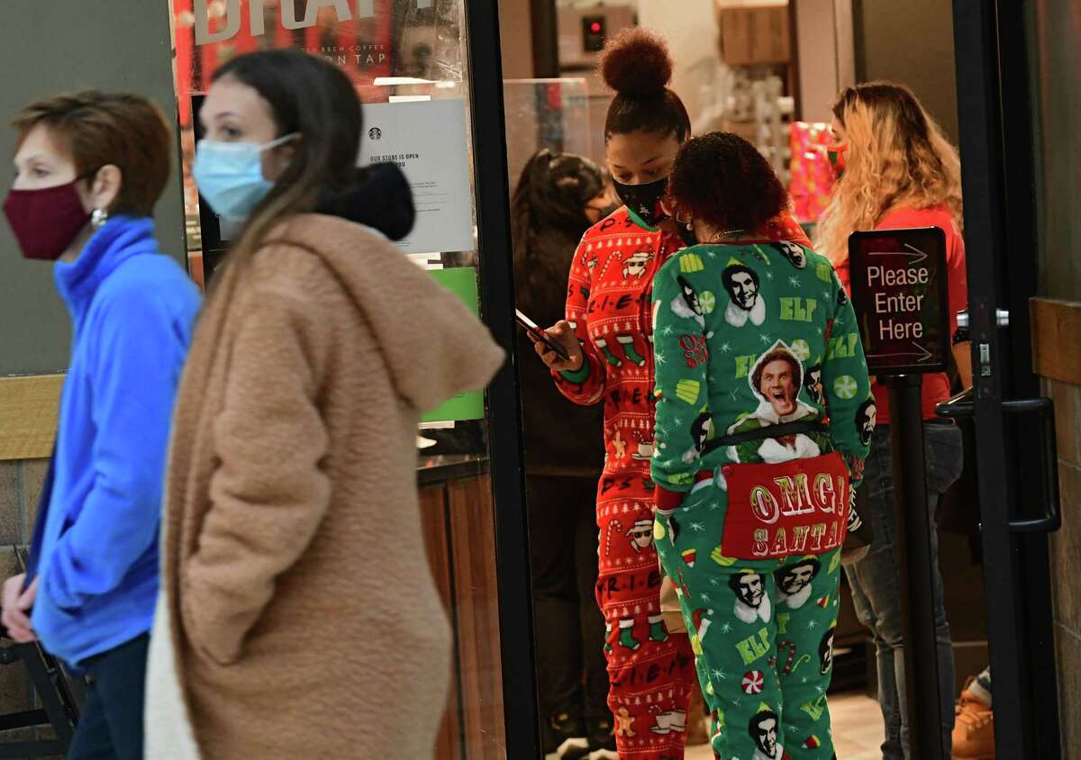 Black Friday holiday shoppers were fewer at Crossgates Mall due to the pandemic on Wednesday, Nov. 27, 2020 in Guilderland, N.Y. (Lori Van Buren/Times Union)