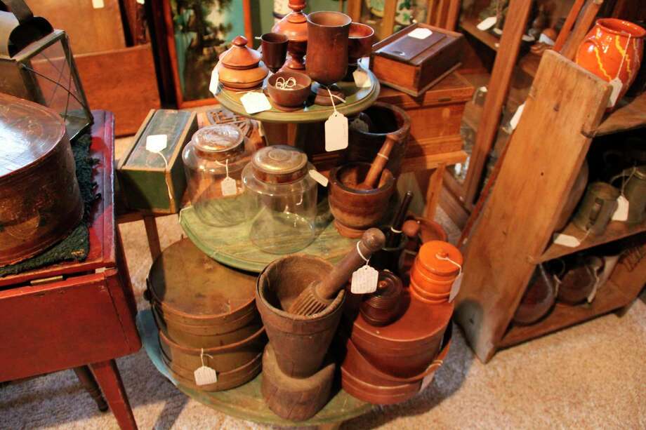 Some of the items available at Forget-Me-Not Antiques in Bad Axe. (Robert Creenan/Huron Daily Tribune)