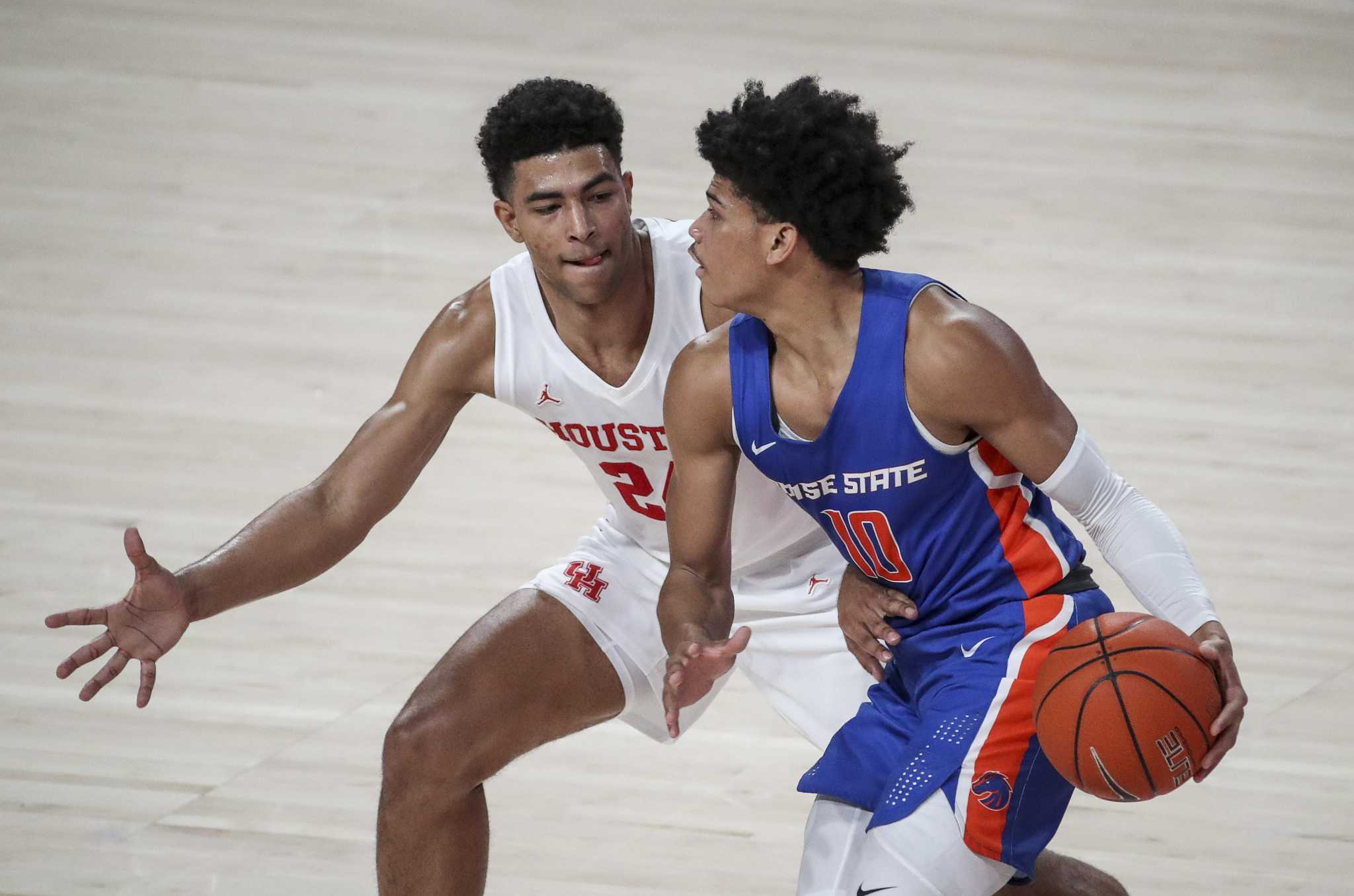 No. 17 UH gets spark from Quentin Grimes to beat Boise St.