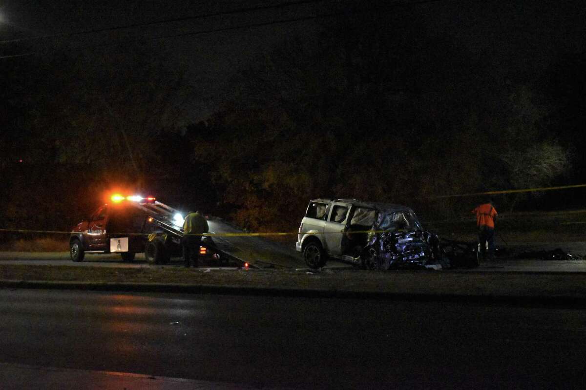 The driver of a wrong-way SUV and a 2-year-old boy in another car were killed in a head-on collision on Southcross Boulevard on the Southeast Side on Friday night.