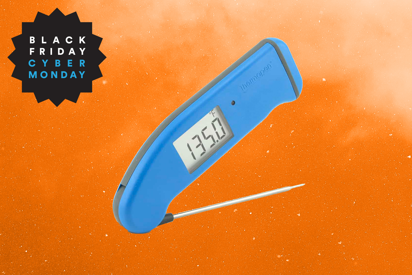 The highly rated Thermapen cooking thermometer is 25% off for