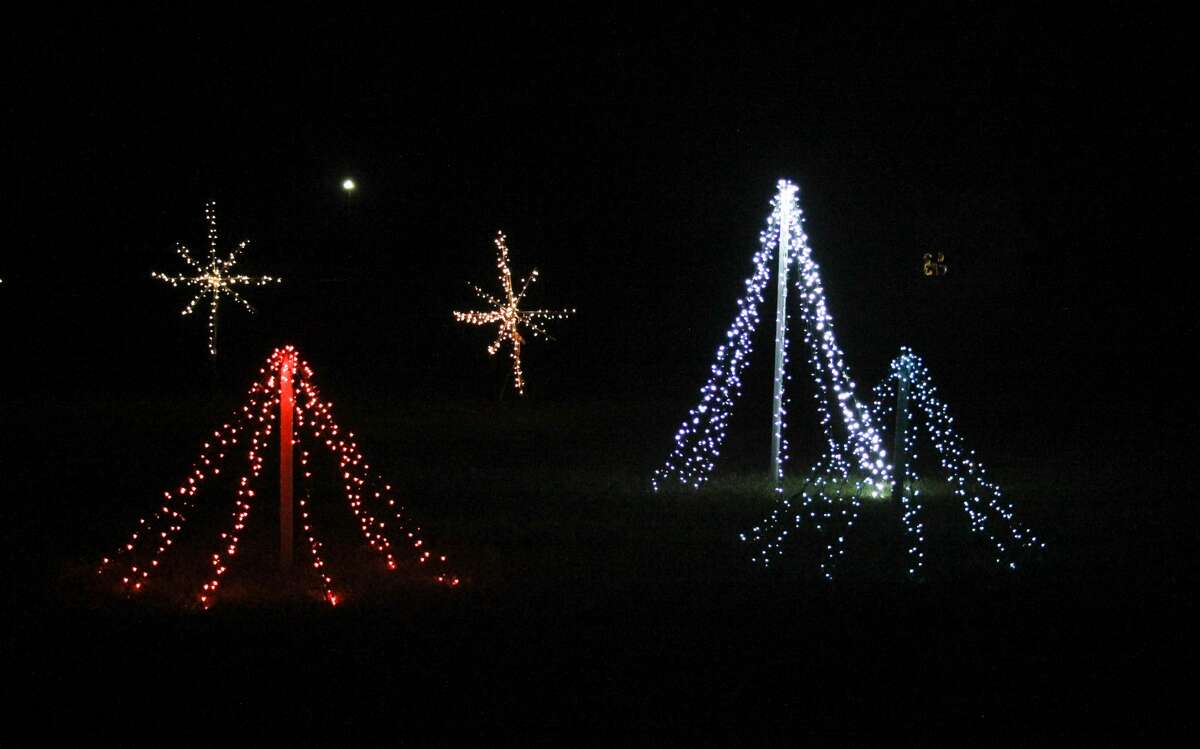 Holiday lights displays illuminate the night at Huron County Fairgrounds on Sunday night. The display will be open from 6 to 11 p.m. every Friday, Saturday and Sunday night through Dec. 26 as well as Christmas Eve.
