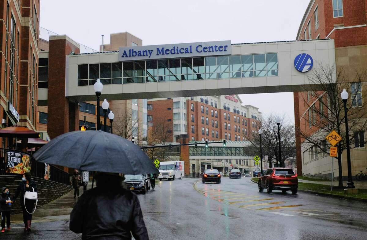 A view of Albany Medical Center on Monday, Nov. 30, 2020, in Albany, N.Y. (Paul Buckowski/Times Union)