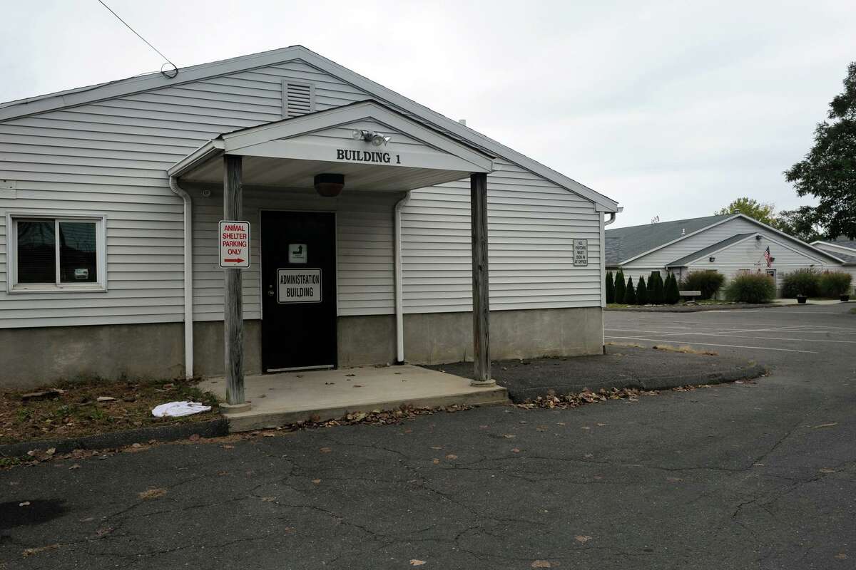 A file photo of the Bridgeport Animal Control facility on Evergreen Street in Bridgeport, Conn.