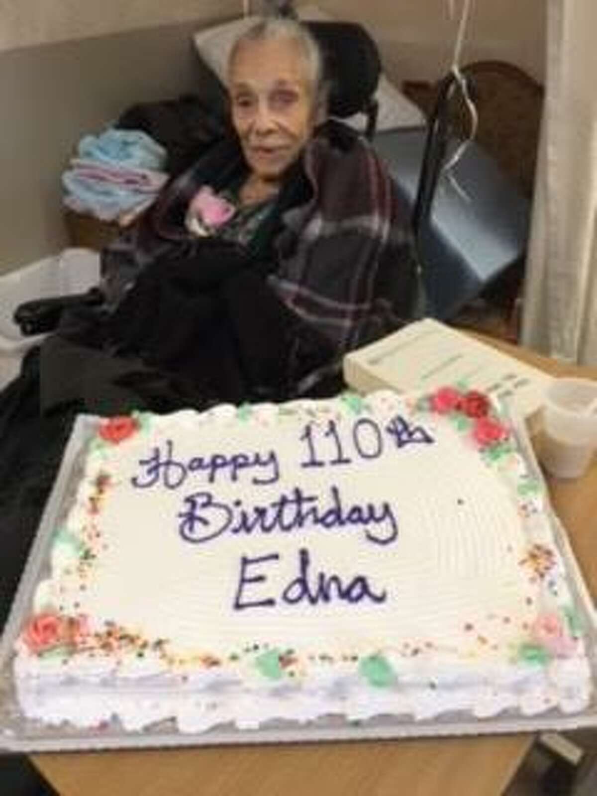 Edna McCabe, born Edna Mae Dawson, celebrated her 110th birthday Nov. 22, 2020, making her one of the rare “supercentenarians” in the world.