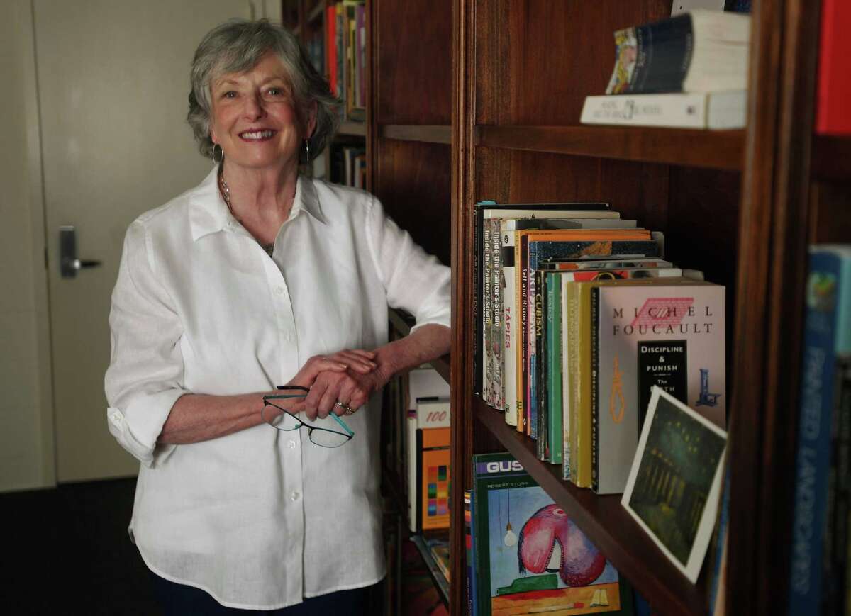 Founder and Executive Director Judith McElhone at the new Five Points Center for the Visual Arts in Torrington