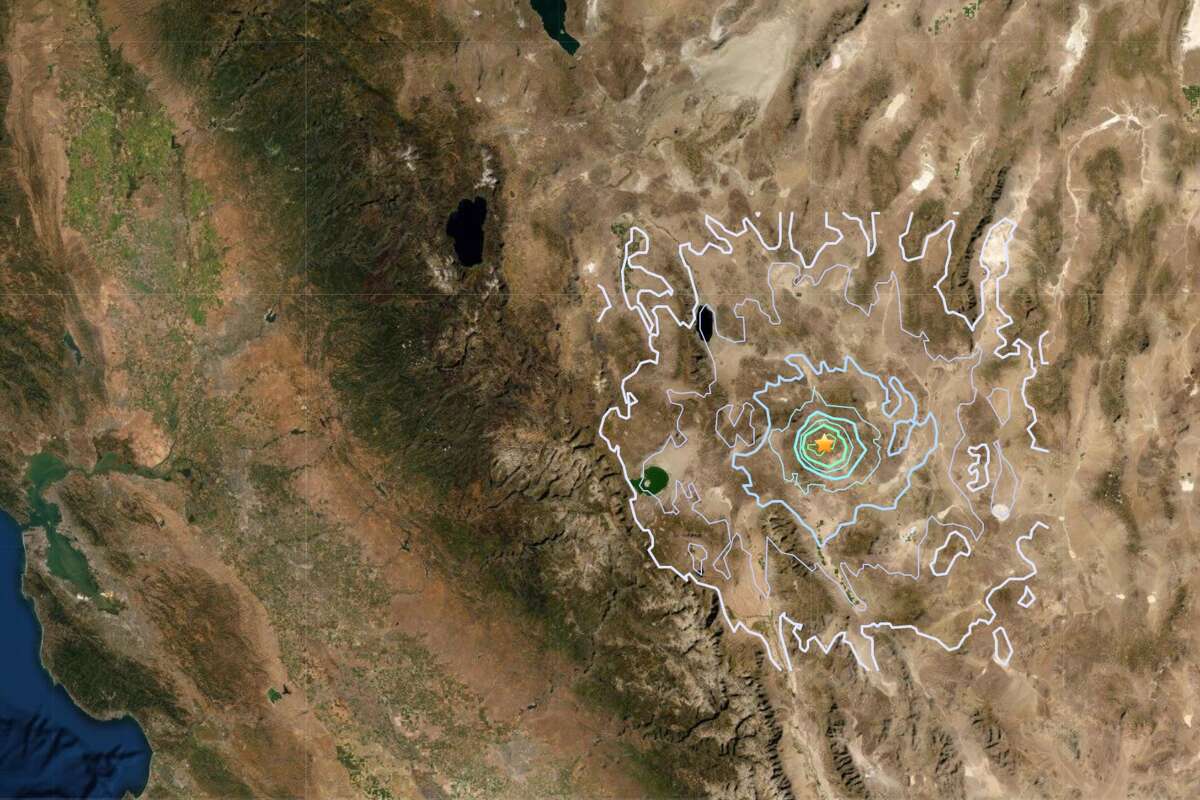The United States Geological Survey reports a preliminary magnitude 5.2 earthquake struck near Mina, Nevada on Dec. 1, 2020.