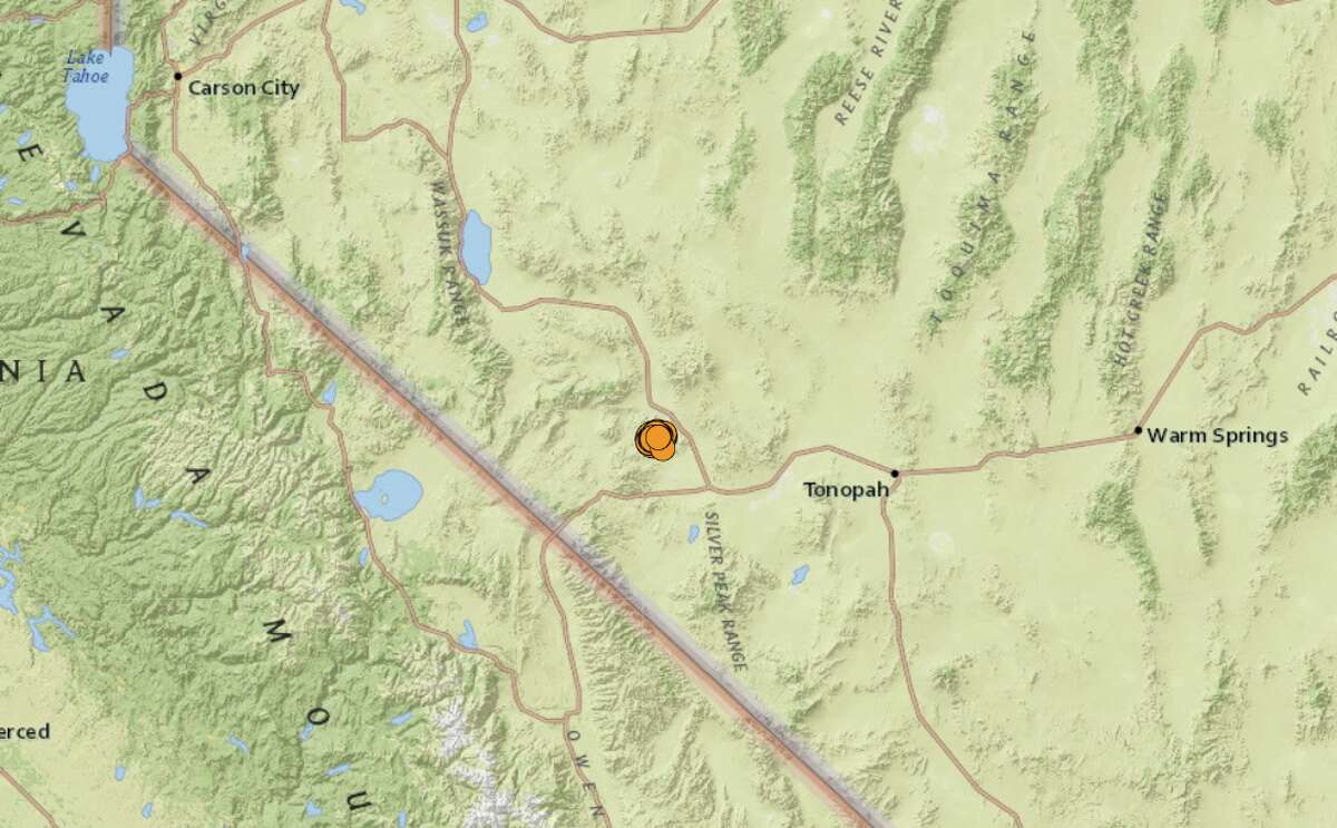 43 earthquakes in 24 hours hit California-Nevada border