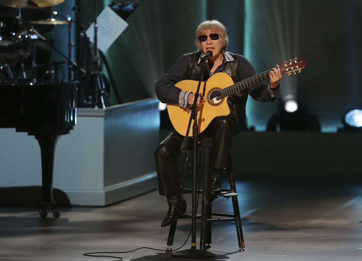 FILE - Musician Jose Feliciano performs during the Library of Congress Gershwin Prize tribute concert on March 13, 2019, in Washington. Feliciano is celebrating 50 years of his bilingual Christmas classic “Feliz Navidad" by releasing a new version featuring Jason Mraz, Lin-Manuel Miranda, Shaggy and more. (Photo by Brent N. Clarke/Invision/AP, File)