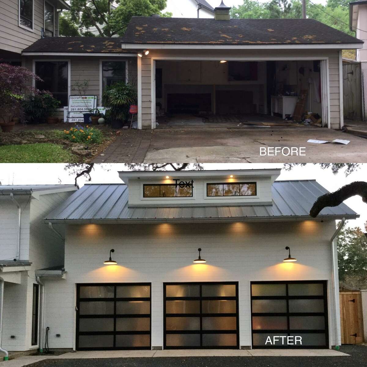 Ordinary home in West U reinvented as a modern farmhouse