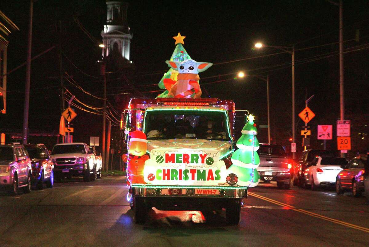 Photos Danbury's pandemic Christmas celebration lights up the night