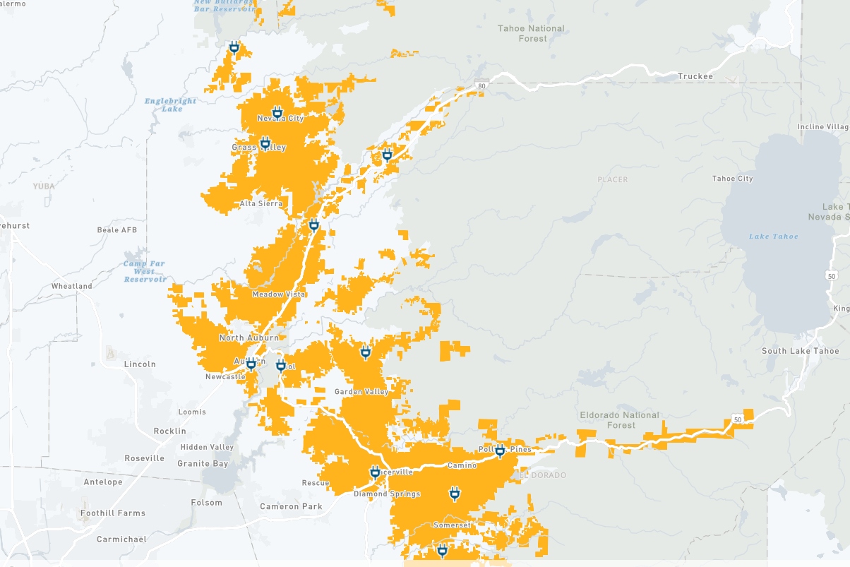 Maps Where Pg E May Cut Power In 15 California Counties