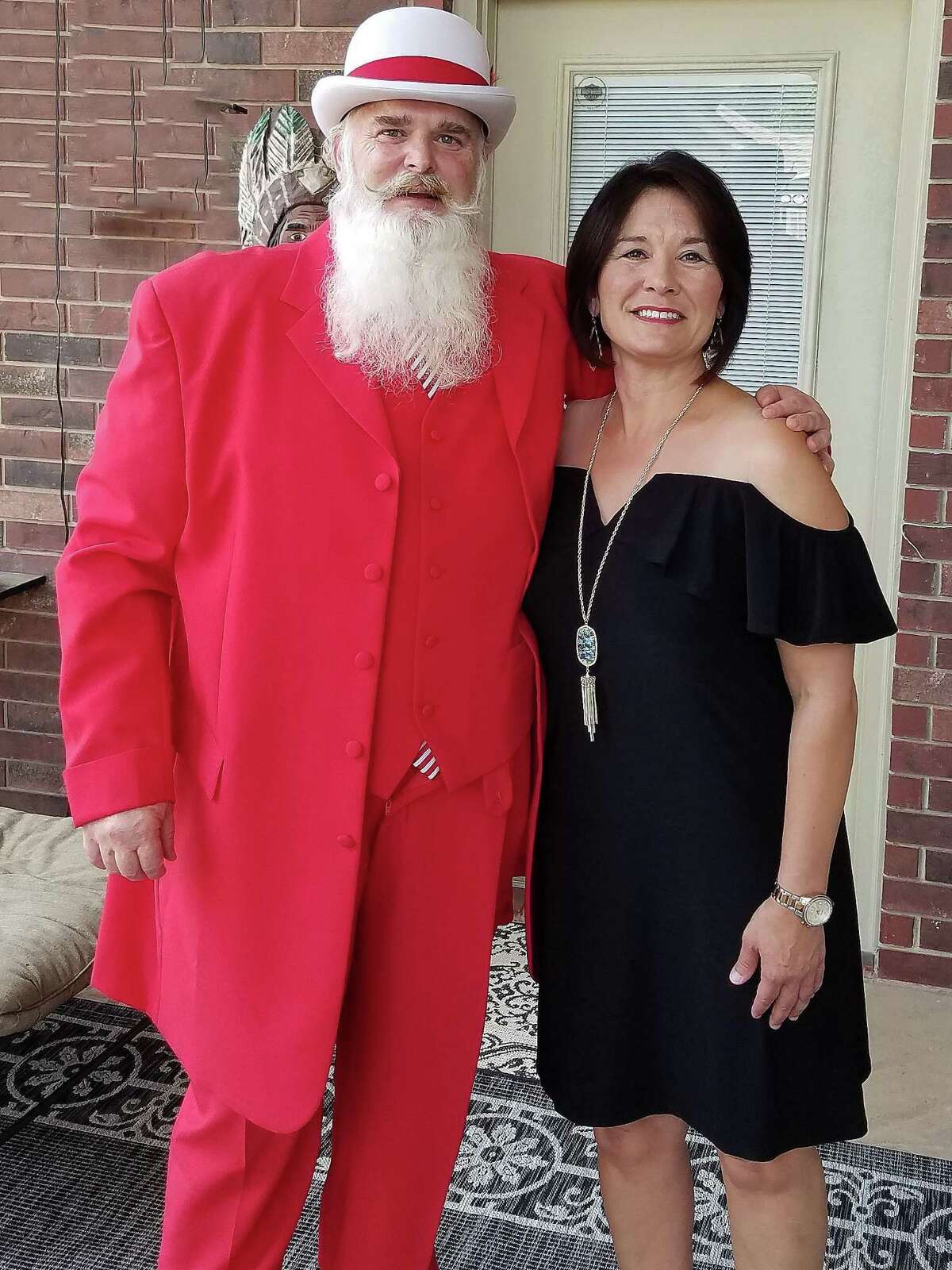 Santa Jack's favorite elf is his wife Miline who assists him and is very supportive of his volunteer and charity work.