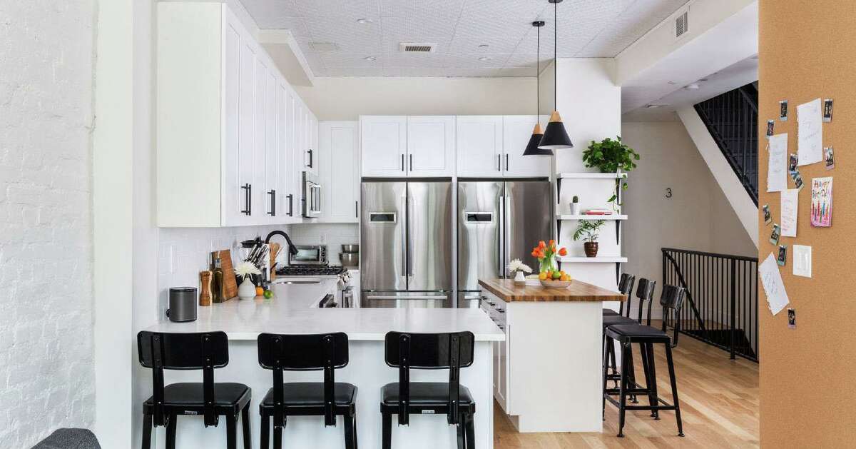 A common kitchen area in a co-living unit at Common Sterling in Brooklyn. New York-based Common has created co-living buildings in cities across the country, and is looking to expand to Stamford.