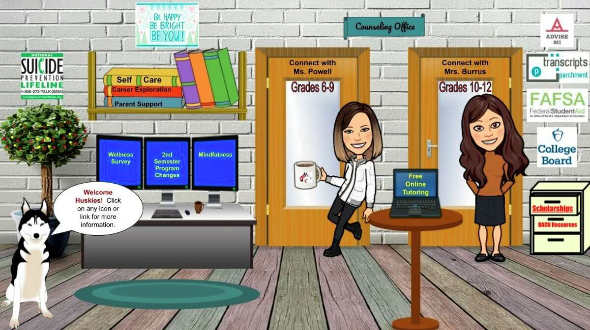 Benzie Central Schools has put together a virtual counseling office to help engage students looking for services. (Courtesy Photo)