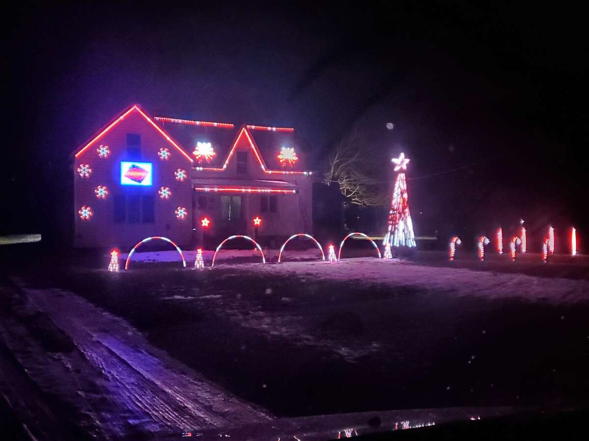 Kevin Jimkoski of Kinde sent in photos of his Christmas light display on Kinde Road.