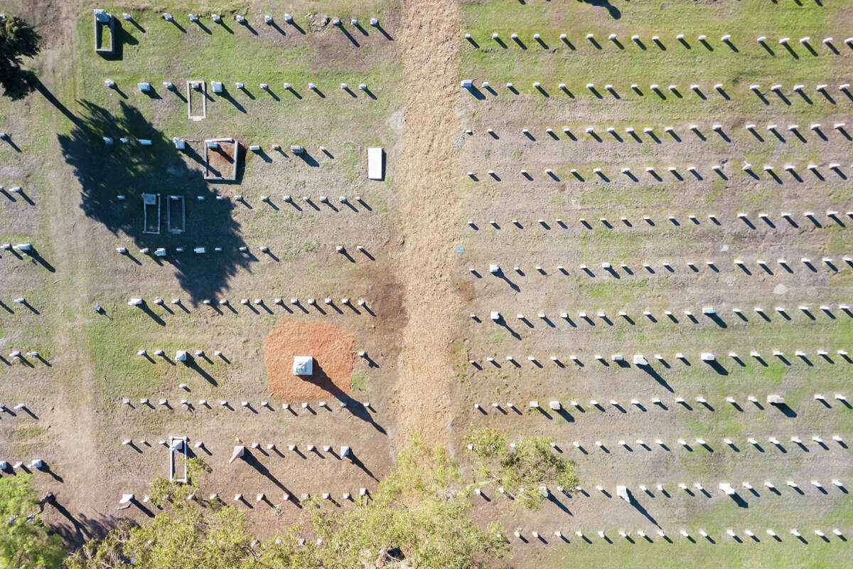Mare Island Naval Cemetery was recently renovated. Shown Nov. 25, 2020, it is the oldest naval cemetery on the West Coast.