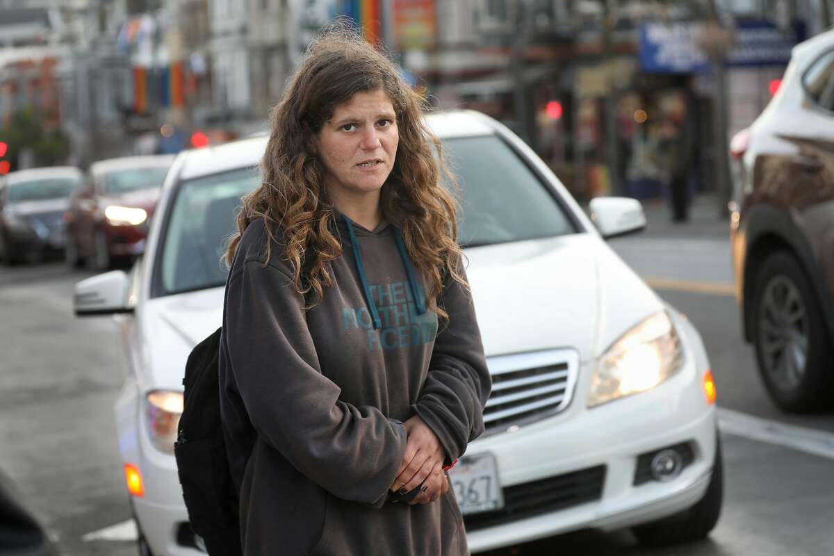 Mary Elaine Botts, photographed in January, was well known in the Castro for her disturbed behavior, but no help came.
