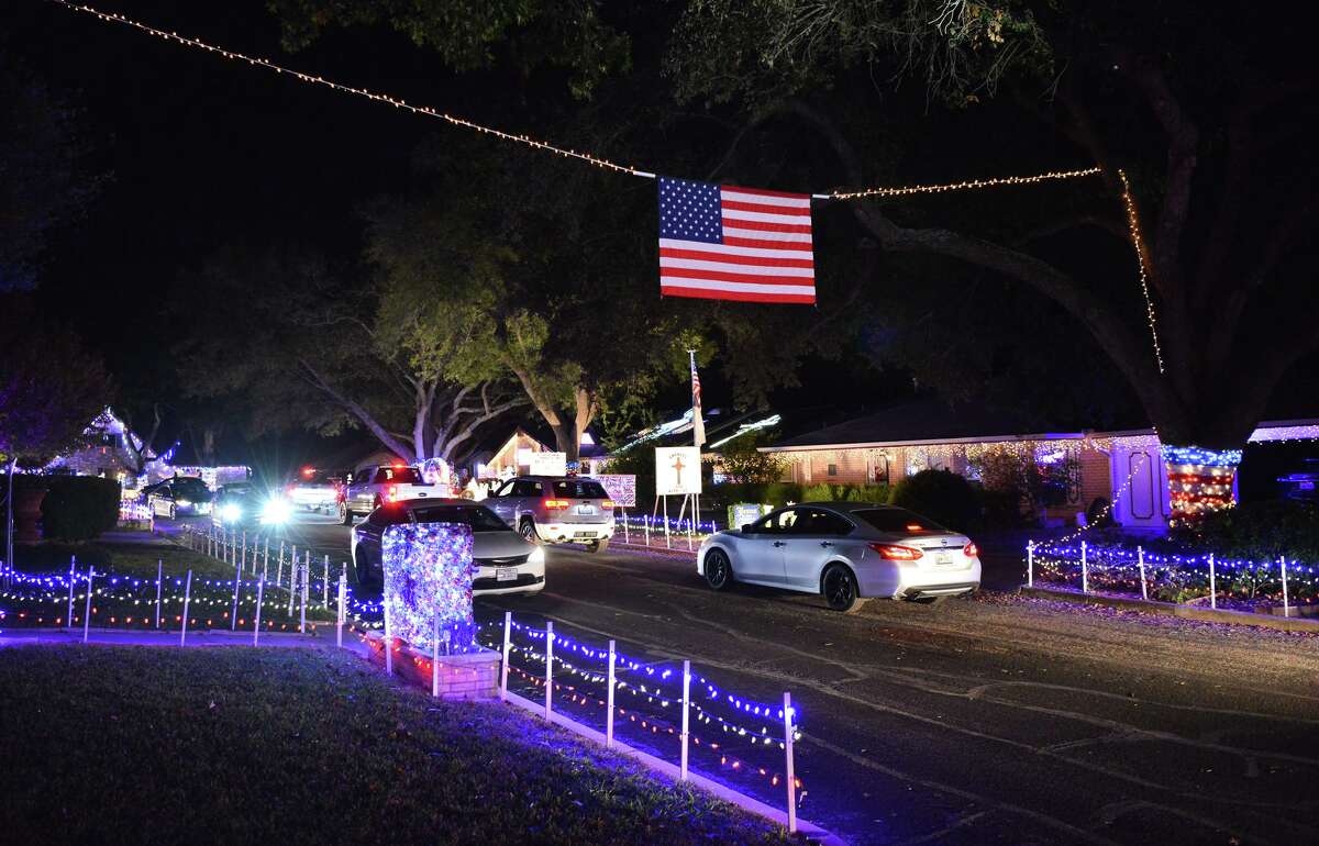 Holiday displays dazzle the eye and lift spirits as Windcrest Light Up