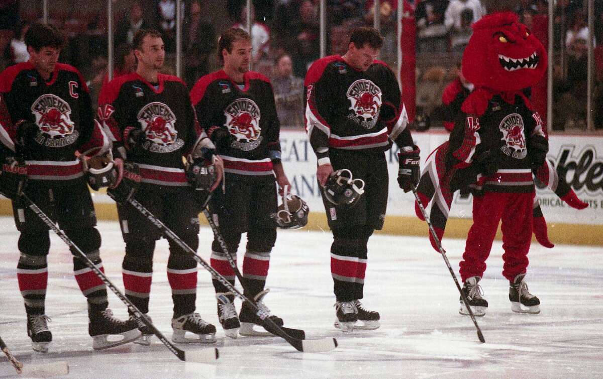 The San Francisco Spiders during their short reign in the 1990s at the Cow Palace.