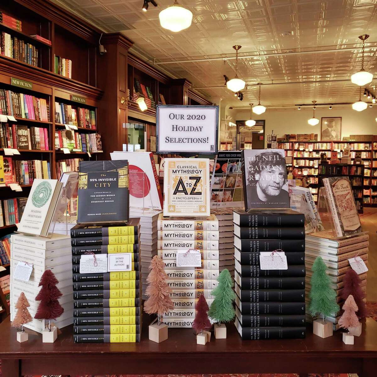 R.J. Julia Booksellers in Madison offers Zoom tours for customers to browse their shelves in addition to traditional phone and email orders. After closing for a few months this spring, the store still saw customers placing orders online or phoning in their orders. When the store did reopen, customers were happy that social distancing protocols were taken seriously, she said,