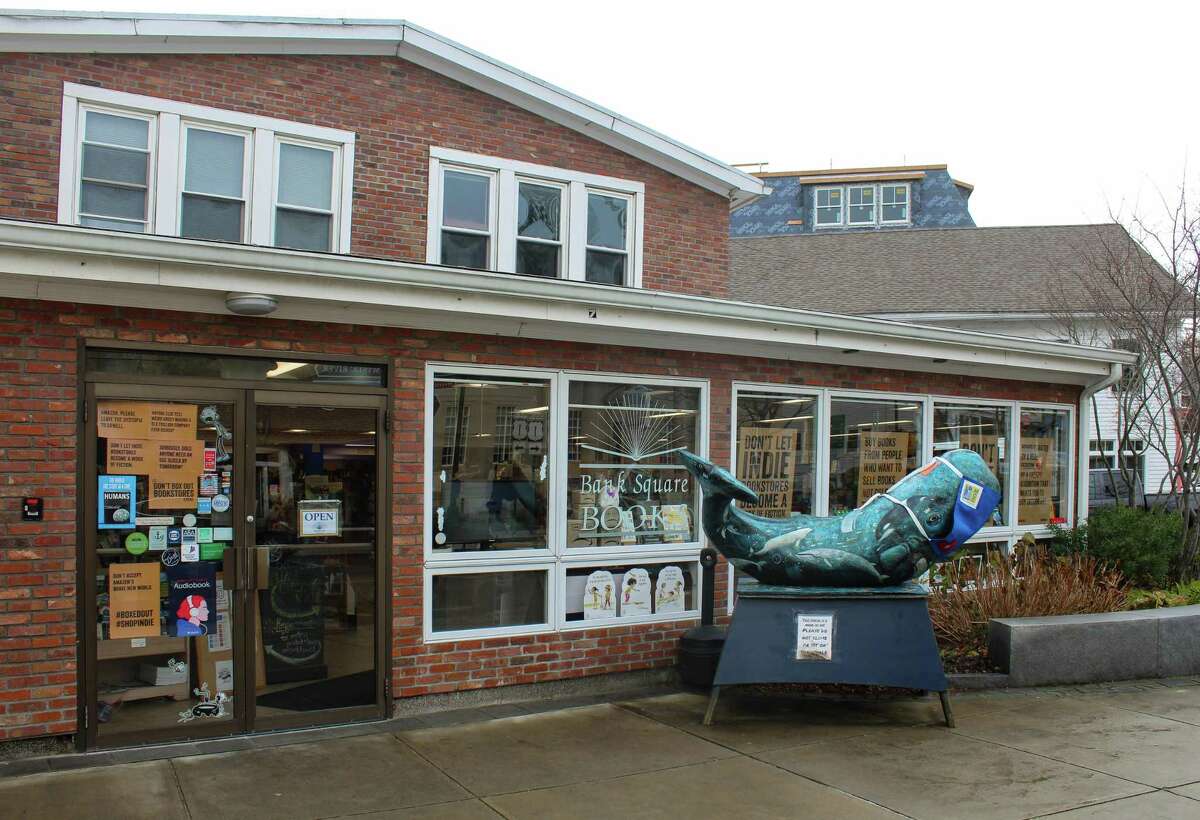 Bank Square Books in Mystic typically hosts more than 300 author events each year. In its 30-some years in business, Bank Square Books in Mystic is renowned for its author events — the store normally has over 300 events a year— as well as its customer service and deep booksellers’ knowledge. “What differs us most from Amazon is we don’t use algorithms in our stores,” said owner Annie Philbrick. “We use our brains and our minds to curate our selections of titles for customers to discover, and especially during this time, we do curbside and personal delivery.”