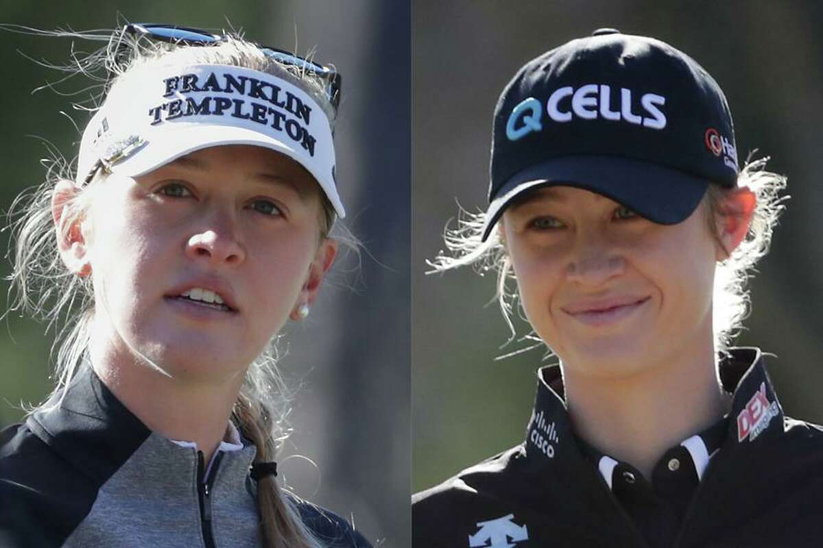 Jessica Korda (left) and younger sister Nelly will compete in the U.S. Women's Open this week at Champions Golf Club. They are the daughters of former tennis pro Petr Korda.