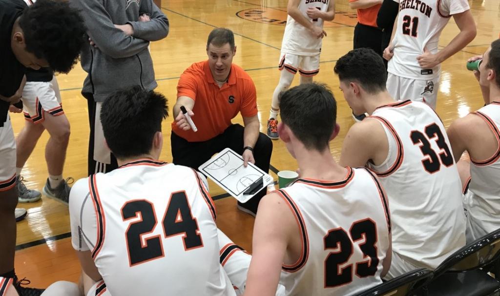 Shelton basketball coaches talk about wearing masks