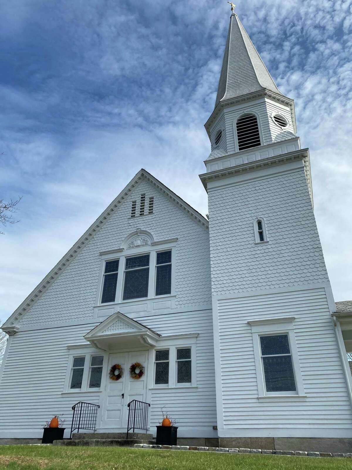 The First Congregational Church in Sherman is one of two places of worship in town.