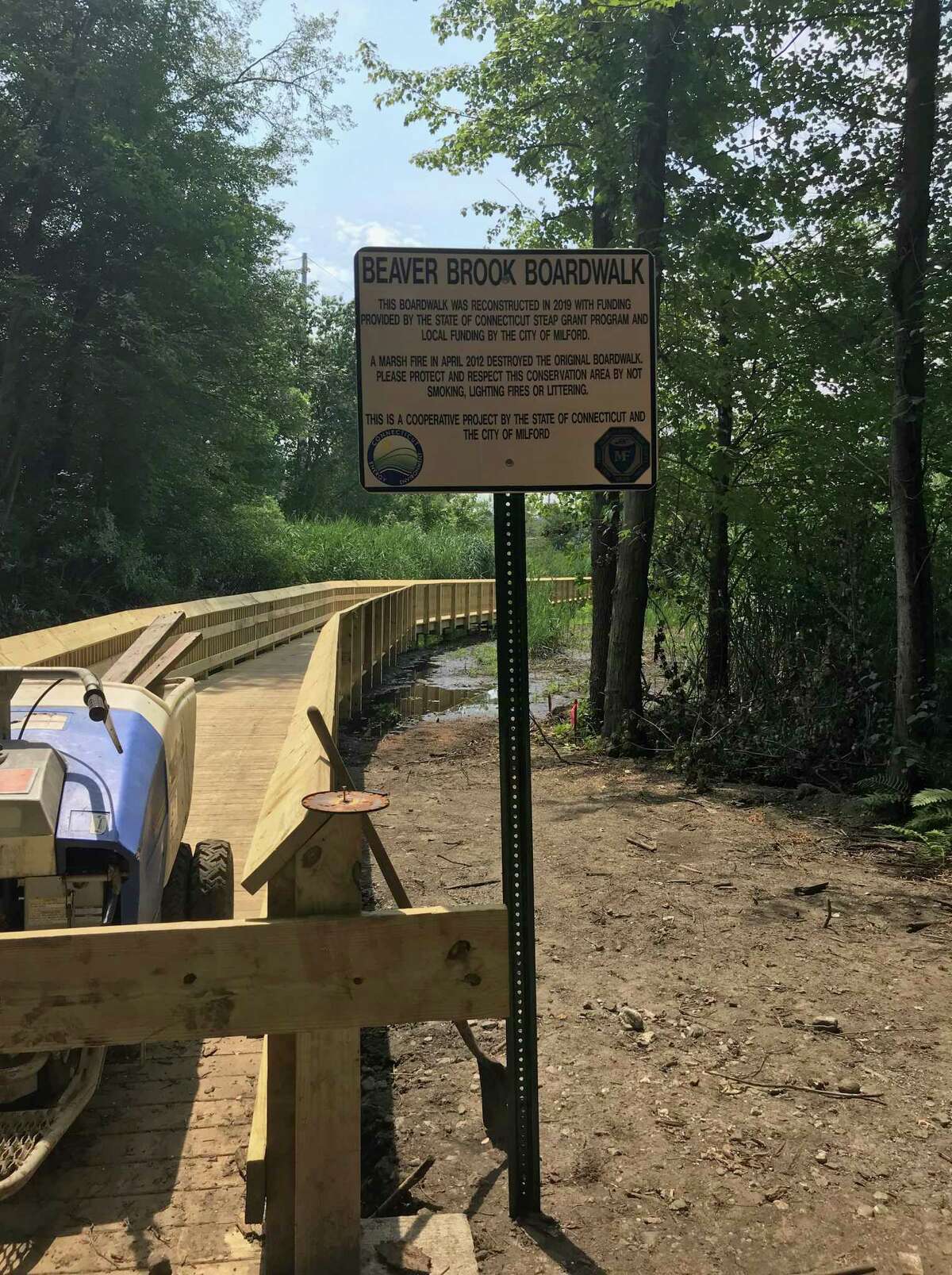 Beaver Brook Boardwalk in Milford