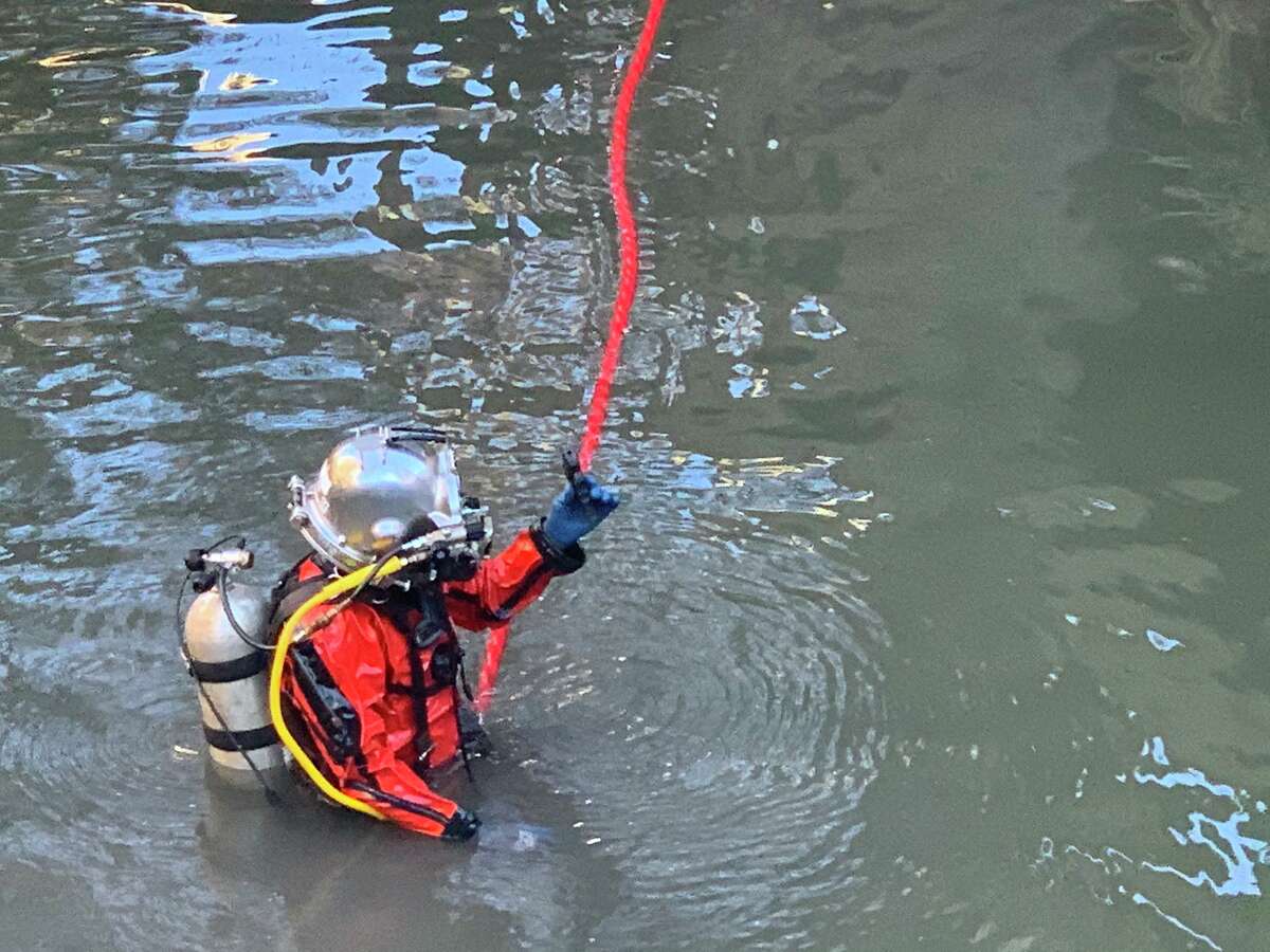 San Antonio police on Thursday fished a firearm out of the San Antonio River in the downtown River Walk area. According to police, the gun was used in a shooting at a nearby Whataburger earlier this month.
