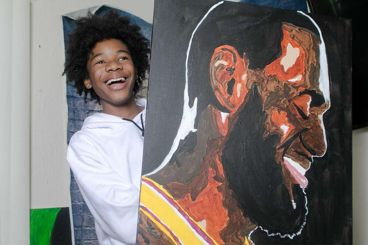 14 year old Bay Area painter Tyler Gordon just made the cover of Time