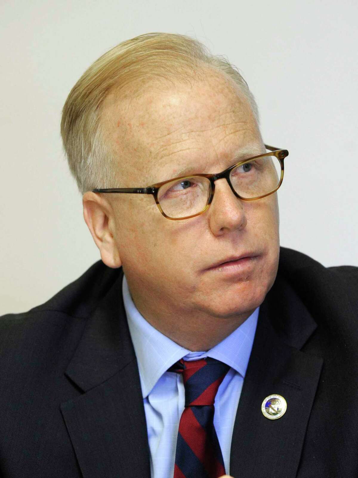 Longtime Danbury Mayor Mark Boughton, a Republican, will be taking a job running the state Department of Revenue Services under Democratic Gov. Ned Lamont.